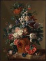 Vase avec Nue de fleurs Jan van Huysum fleurs classiques
